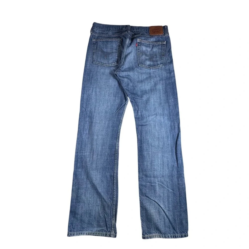 Levis 514 Slim Straight Jeans Mens 36x34 Blue Denim Medium Wash 100% Cotton